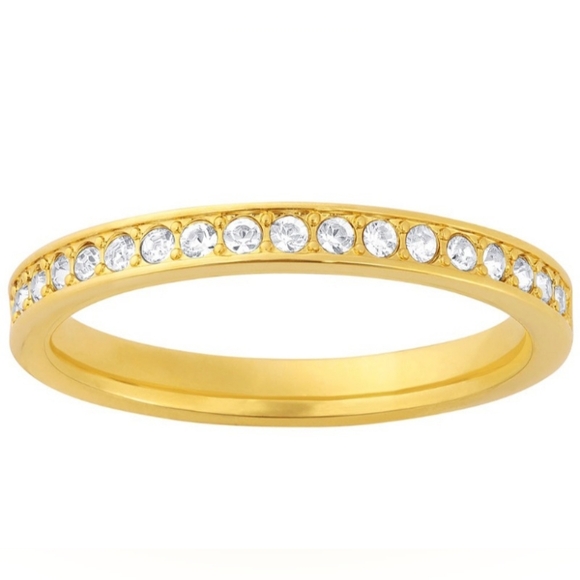 NEW! SWAROVSKI Half Circle Zirconia Band SZ 55=US 6 3/4 - Picture 5 of 7